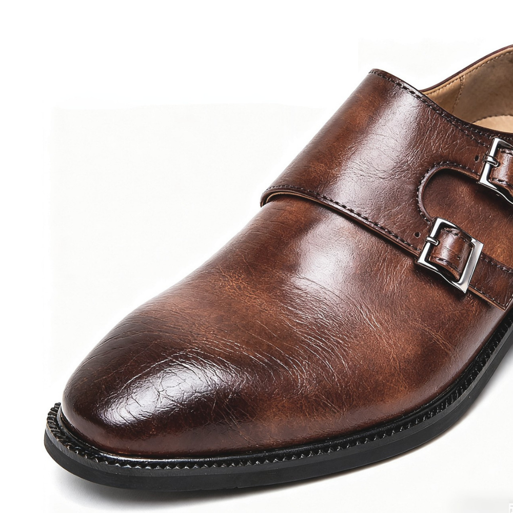 Men's Double Monk Strap Shoes