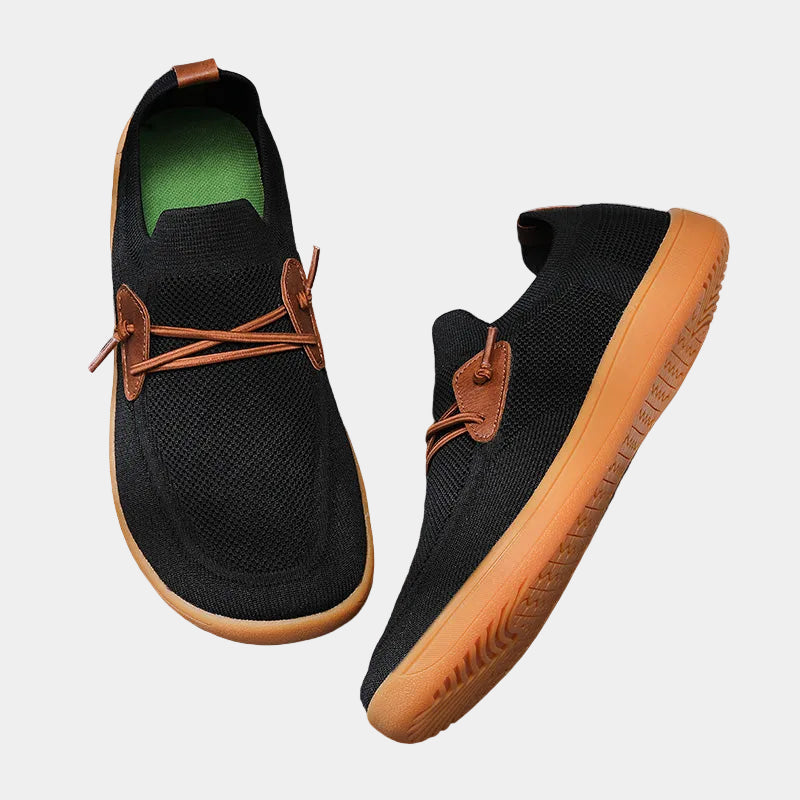 Men's Elastic Lace Slip-On Sneakers