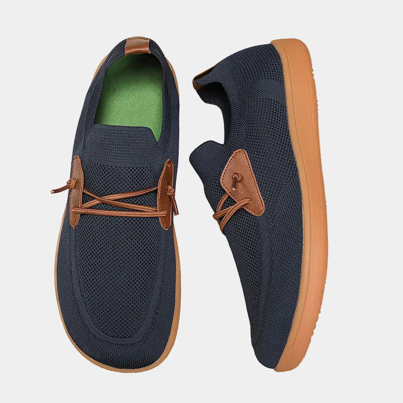Men's Elastic Lace Slip-On Sneakers