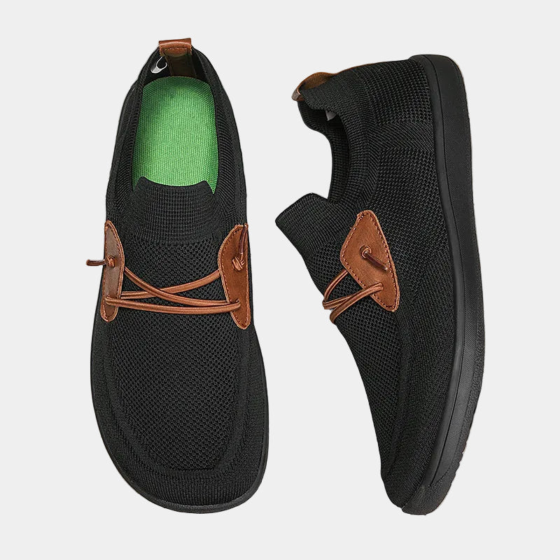 Men's Elastic Lace Slip-On Sneakers