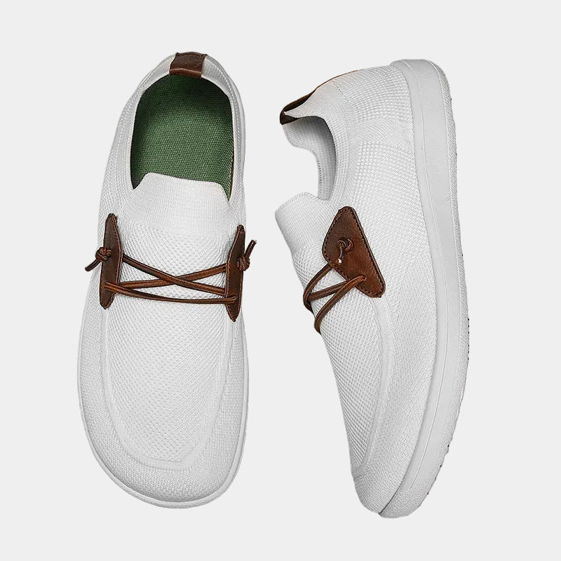 Men's Elastic Lace Slip-On Sneakers