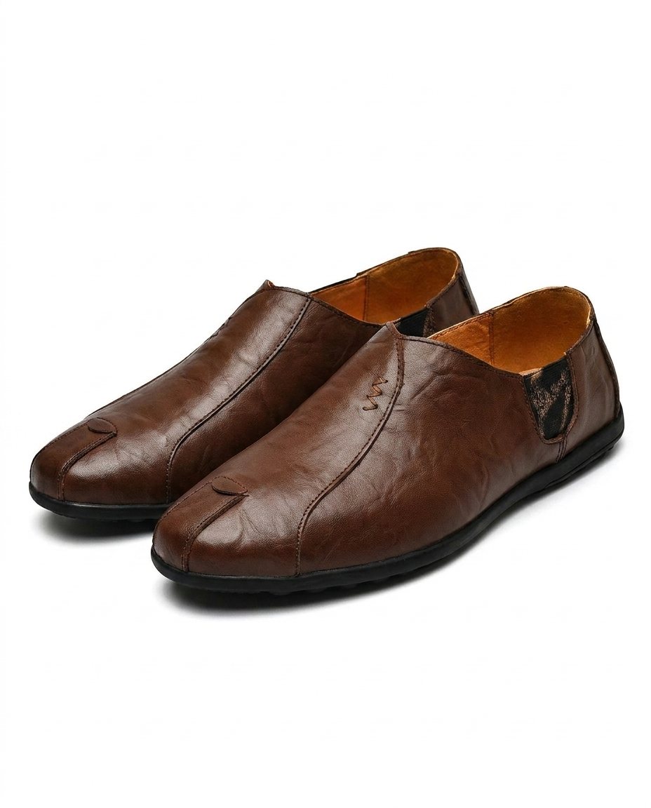Men's Elastic Panel Loafers