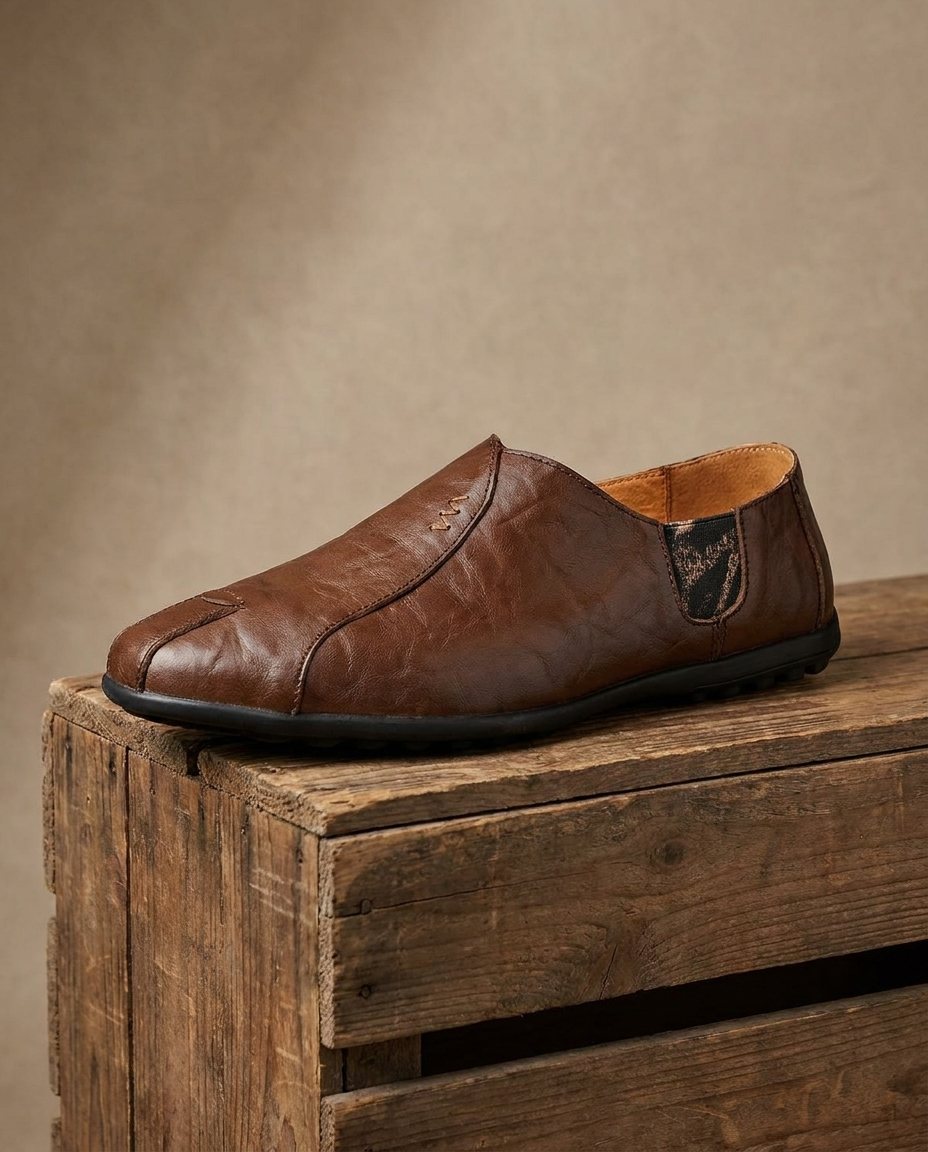 Men's Elastic Panel Loafers