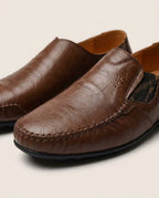Men's Elastic Panel Loafers