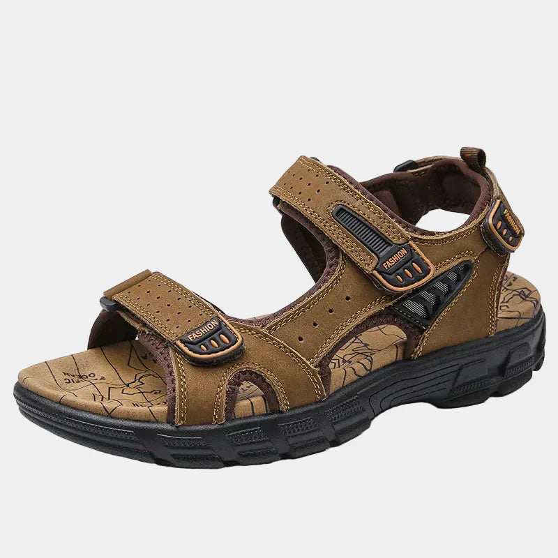 Men's Hook-and-Loop Strap Sandals