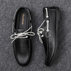 Men's Leather Lace-Up Boat Shoes