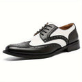 Men's Lace-Up Brogue Derby Shoes