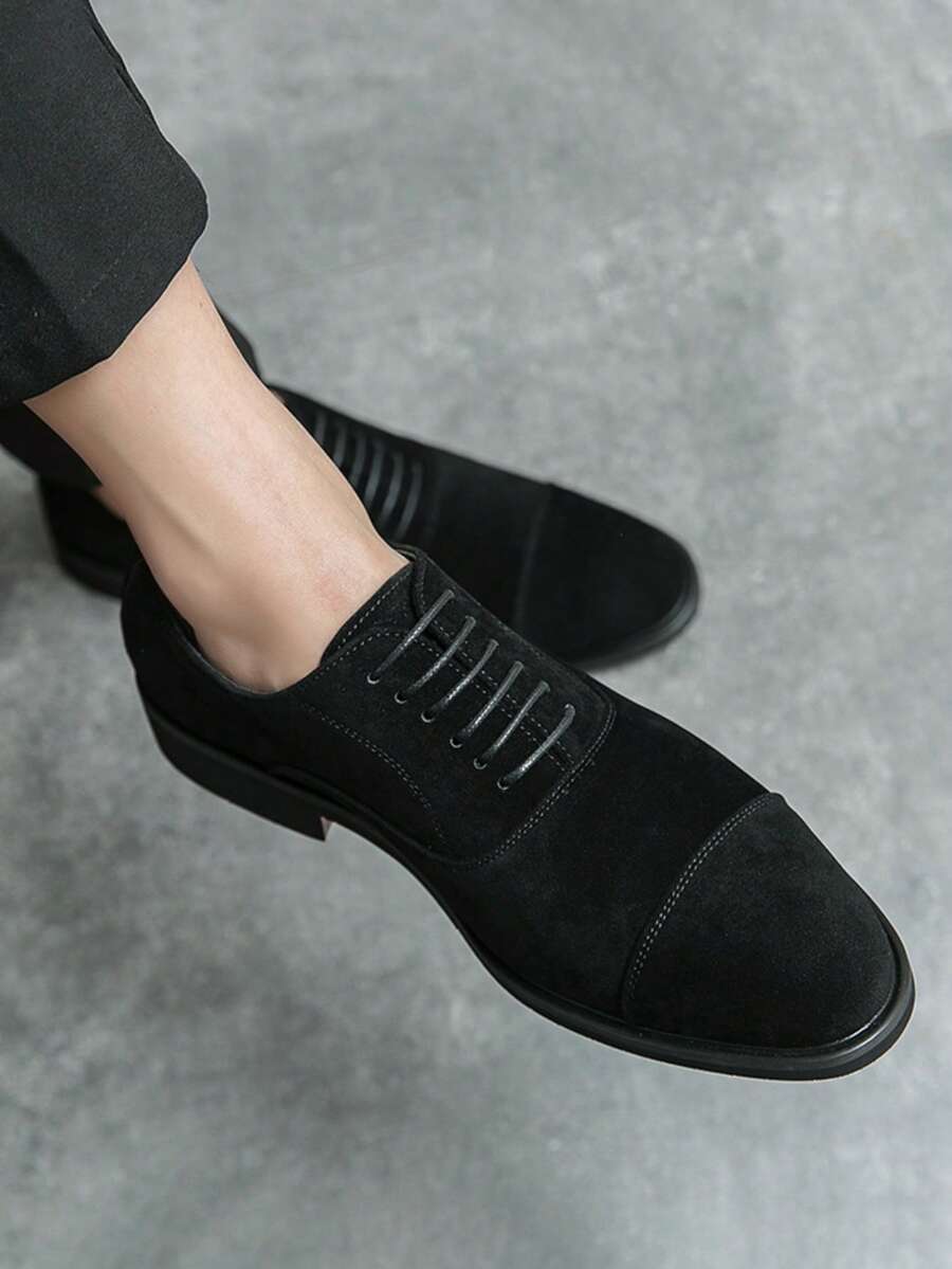 Men's Lace-Up Cap Toe Dress Shoes