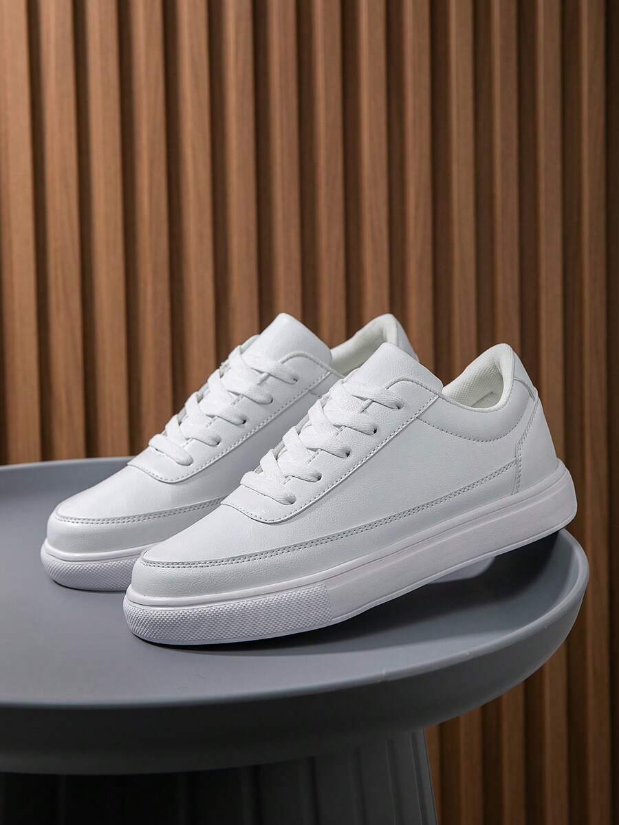 Men's Lace-Up Court Sneakers