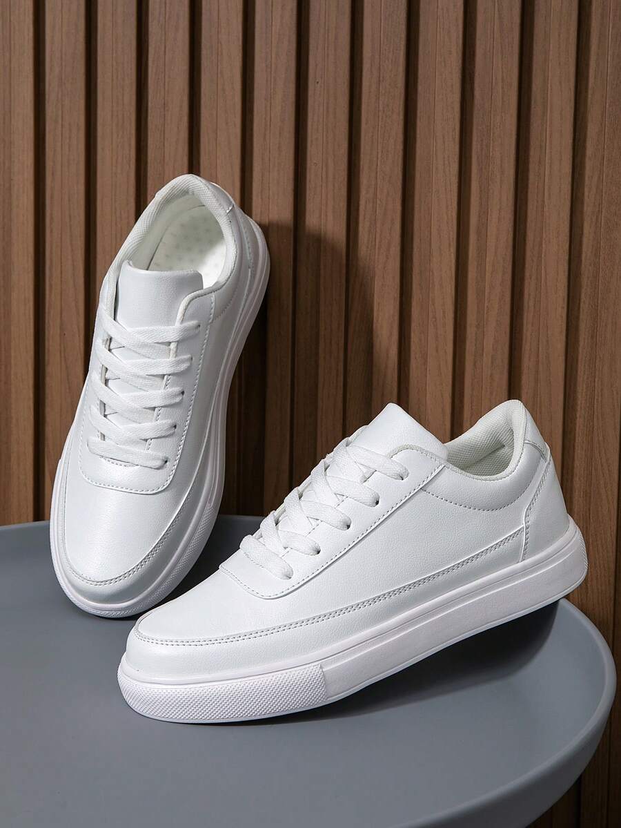 Men's Lace-Up Court Sneakers