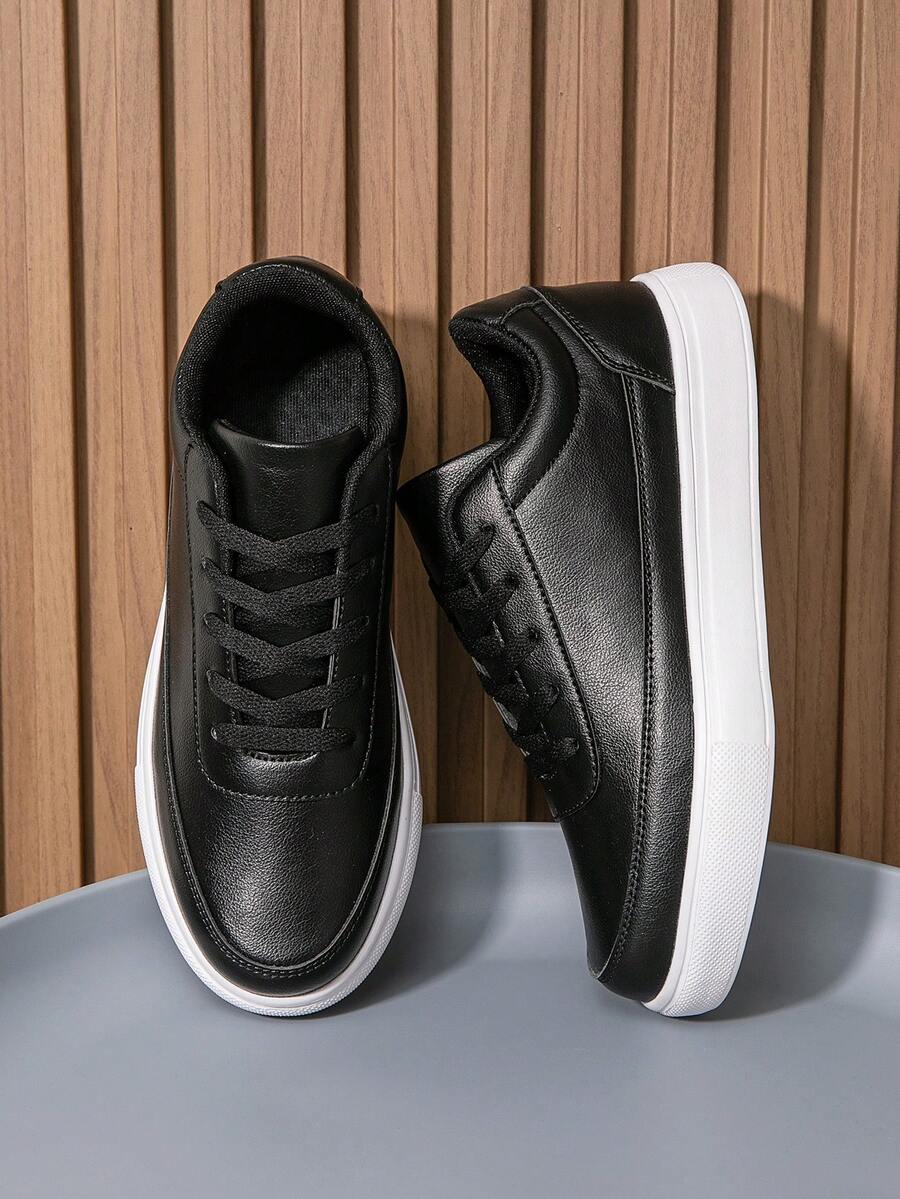 Men's Lace-Up Court Sneakers