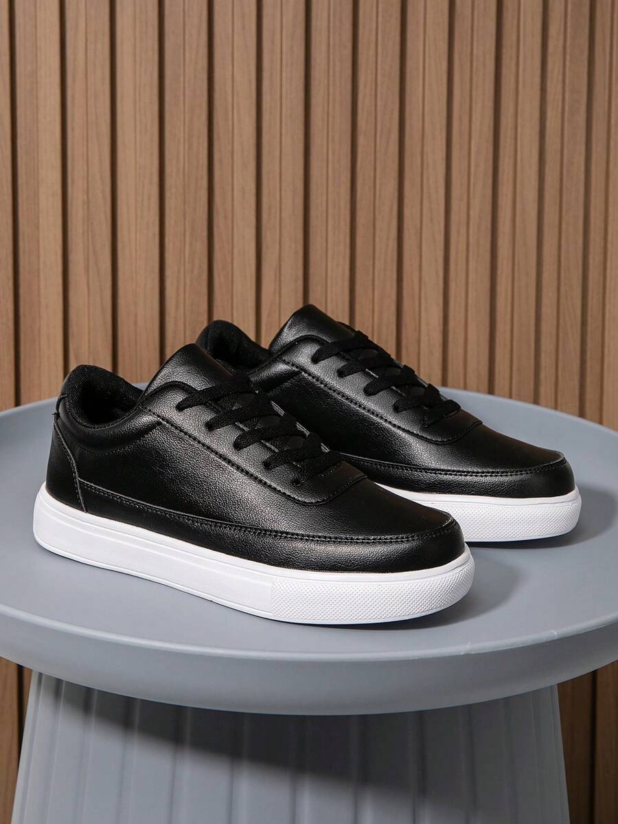 Men's Lace-Up Court Sneakers