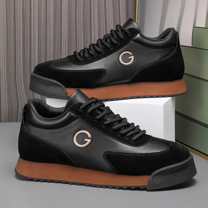 Men's Lace-Up Low-Top Sneakers