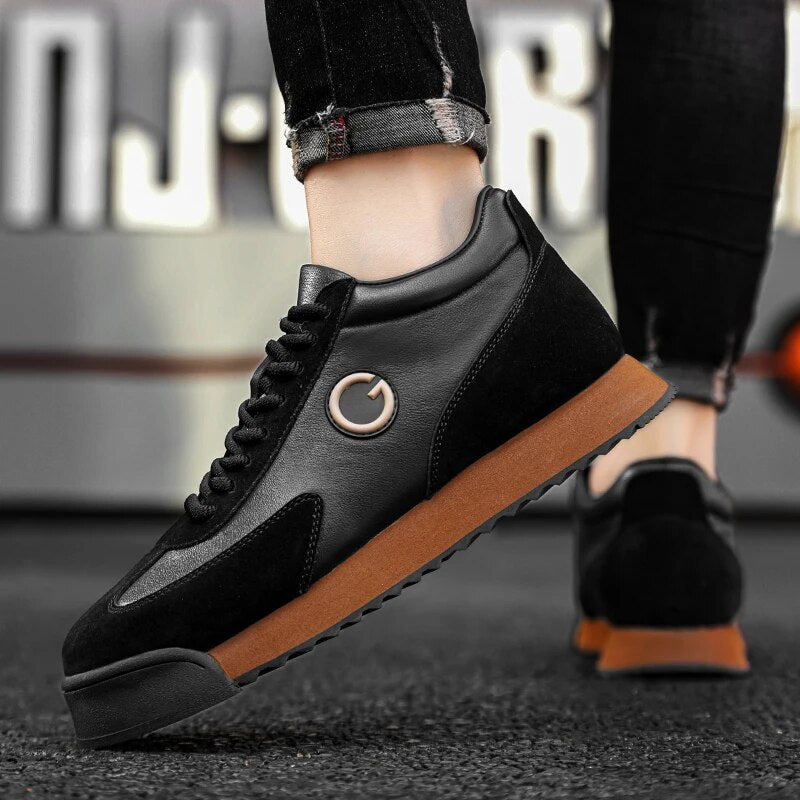 Men's Lace-Up Low-Top Sneakers