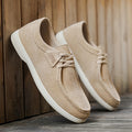 Men's Lace-Up Moc Toe Shoes