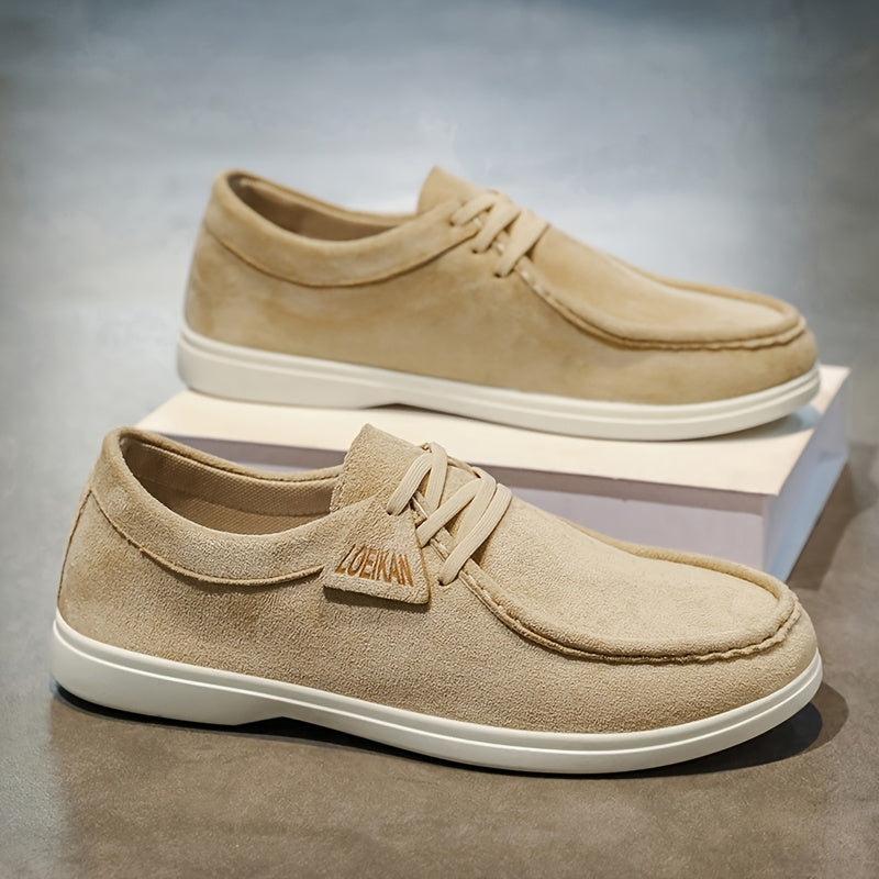 Men's Lace-Up Moc Toe Shoes
