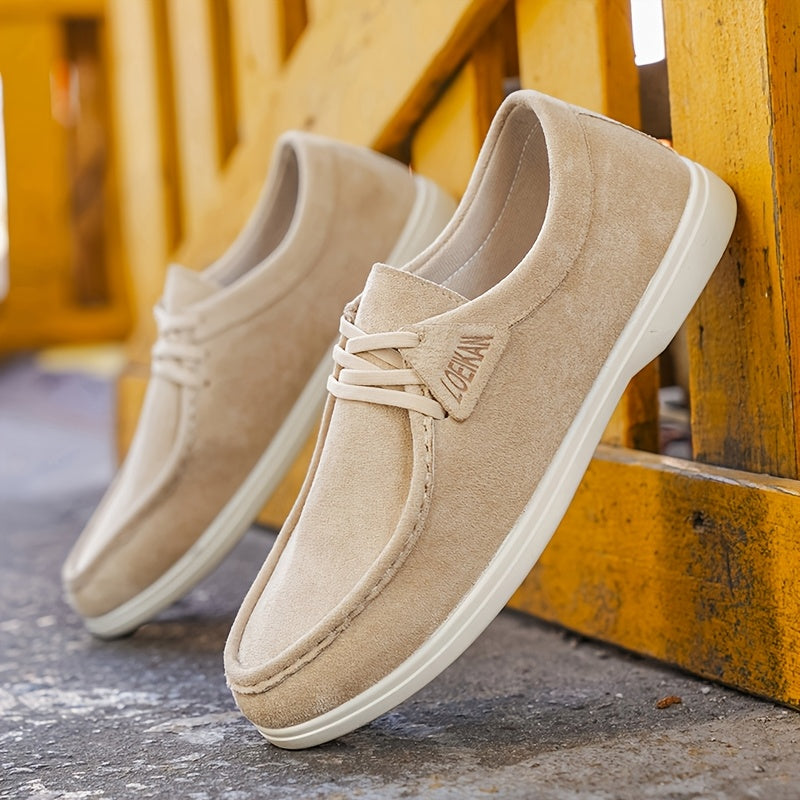 Men's Lace-Up Moc Toe Shoes