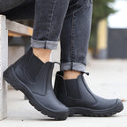 Men's Leather Chunky Chelsea Boots