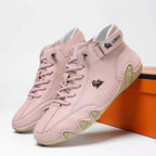 Men's Leather-Look High Top Sneakers