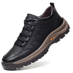 Men's Leather-Look Lug Sole Sneakers