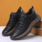 Men's Leather-Look Lug Sole Sneakers