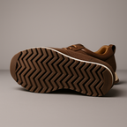 Men's Leather-Look Woven Sneakers