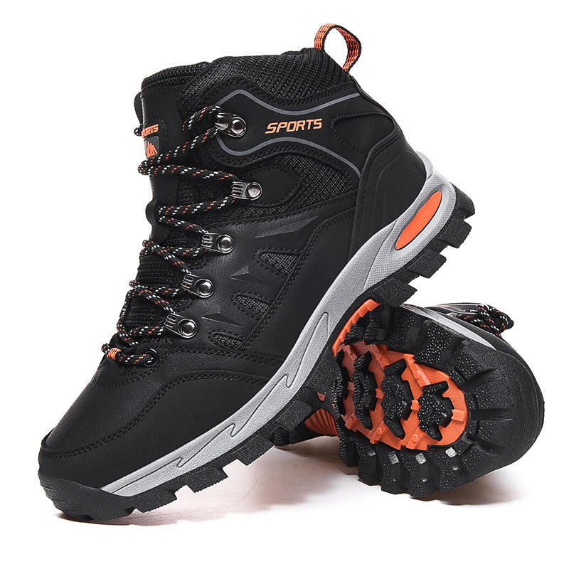 Men's Leather Mid Top Work Boots
