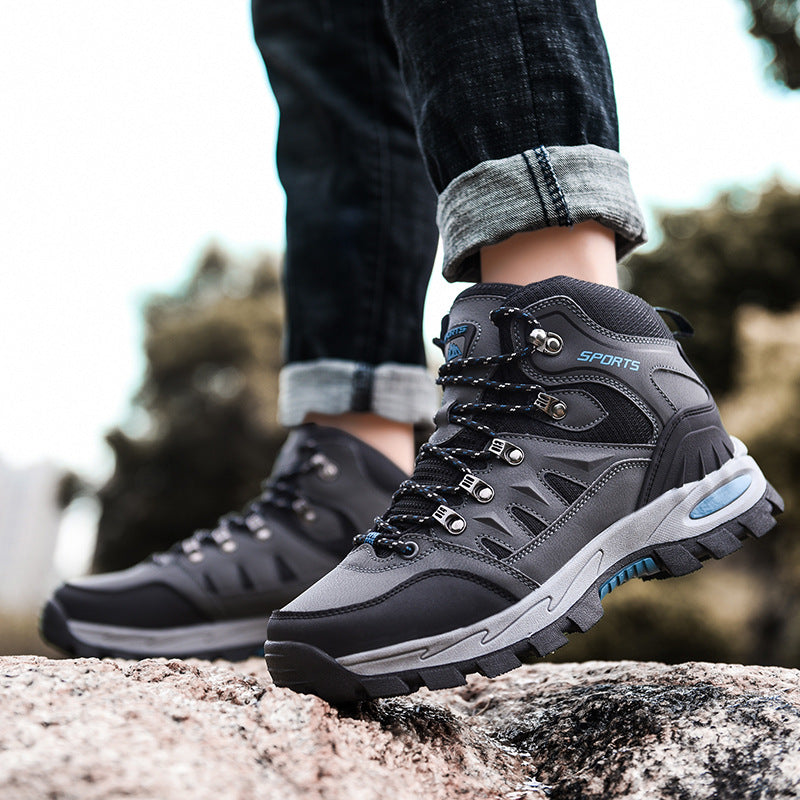 Men's Leather Mid Top Work Boots