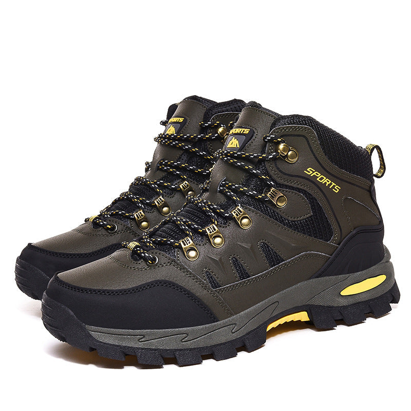 Men's Leather Mid Top Work Boots