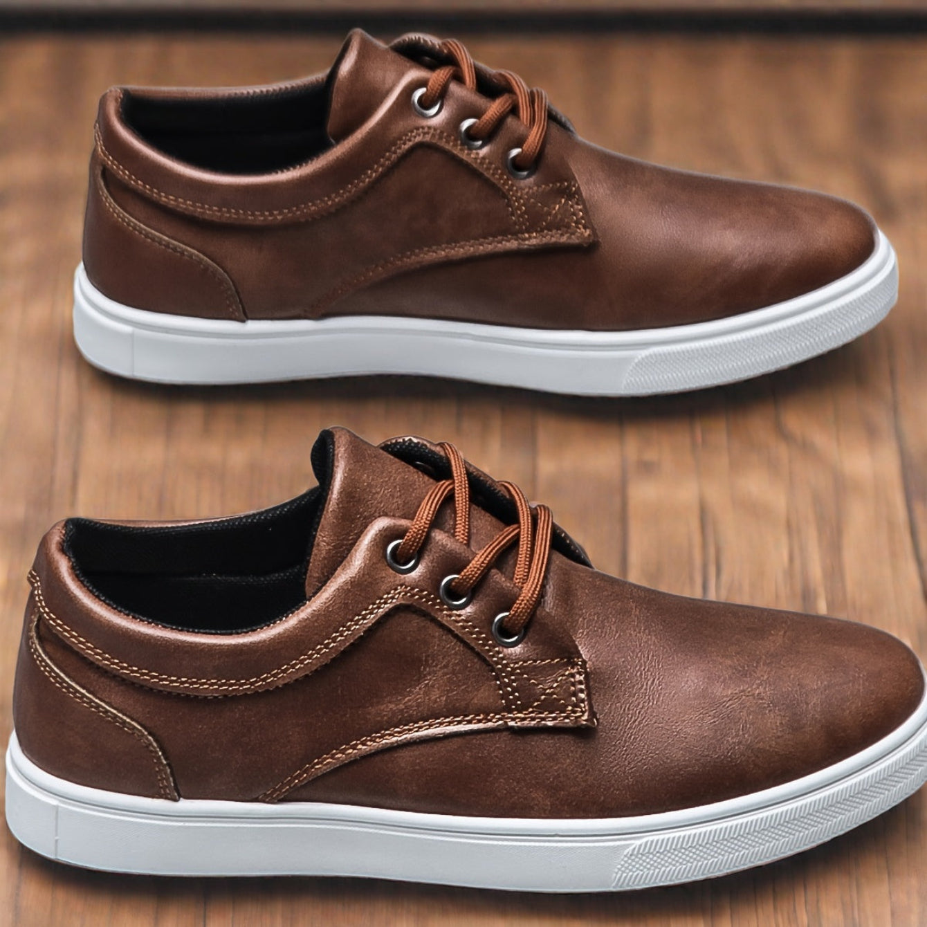 Men's Low-Profile Lace-Up Shoes