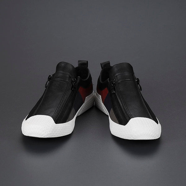 Men's Low-Top Zip Sneakers
