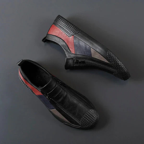 Men's Low-Top Zip Sneakers