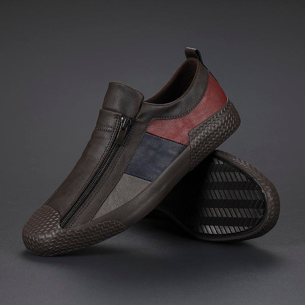 Men's Low-Top Zip Sneakers