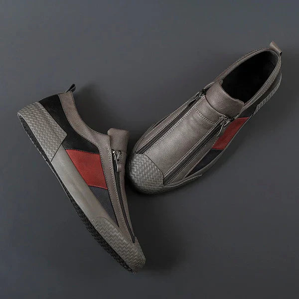 Men's Low-Top Zip Sneakers