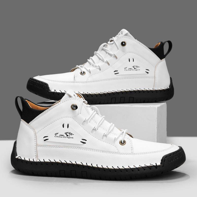 Men's Moc Toe Ankle Boots