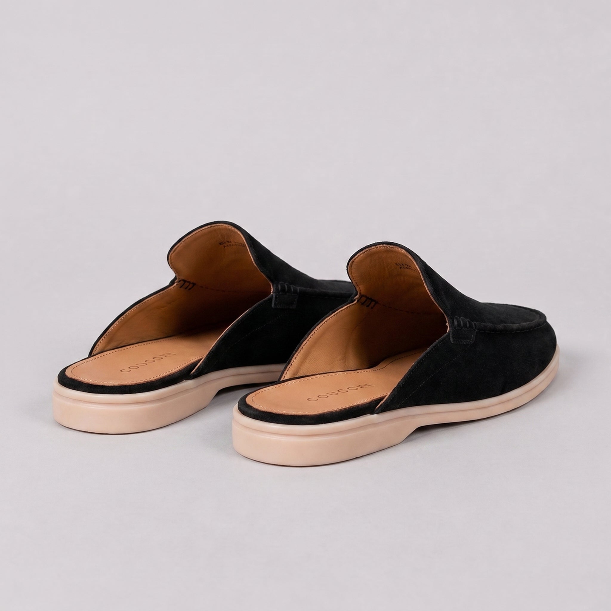 Men's Moc-Toe Backless Mule Loafers