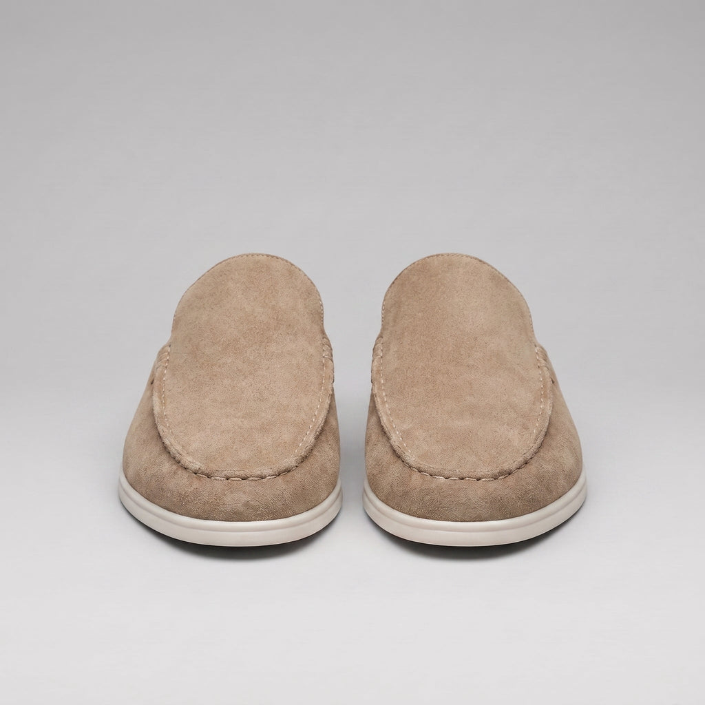 Men's Moc-Toe Backless Mule Loafers
