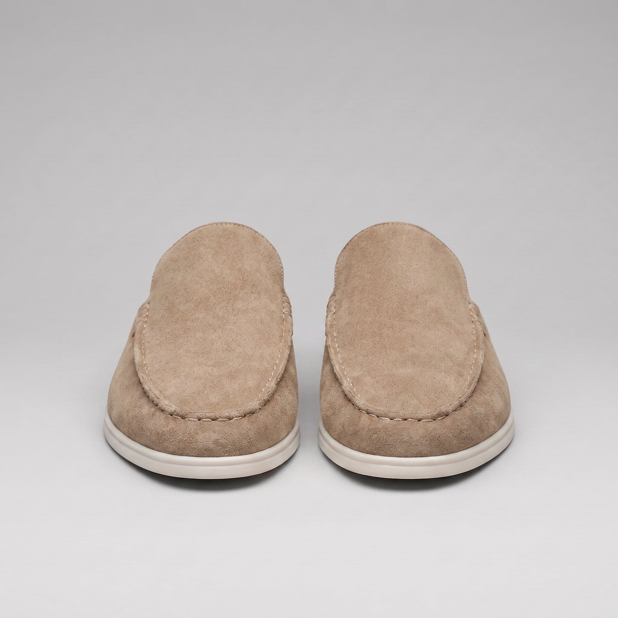 Men's Moc-Toe Backless Mule Loafers