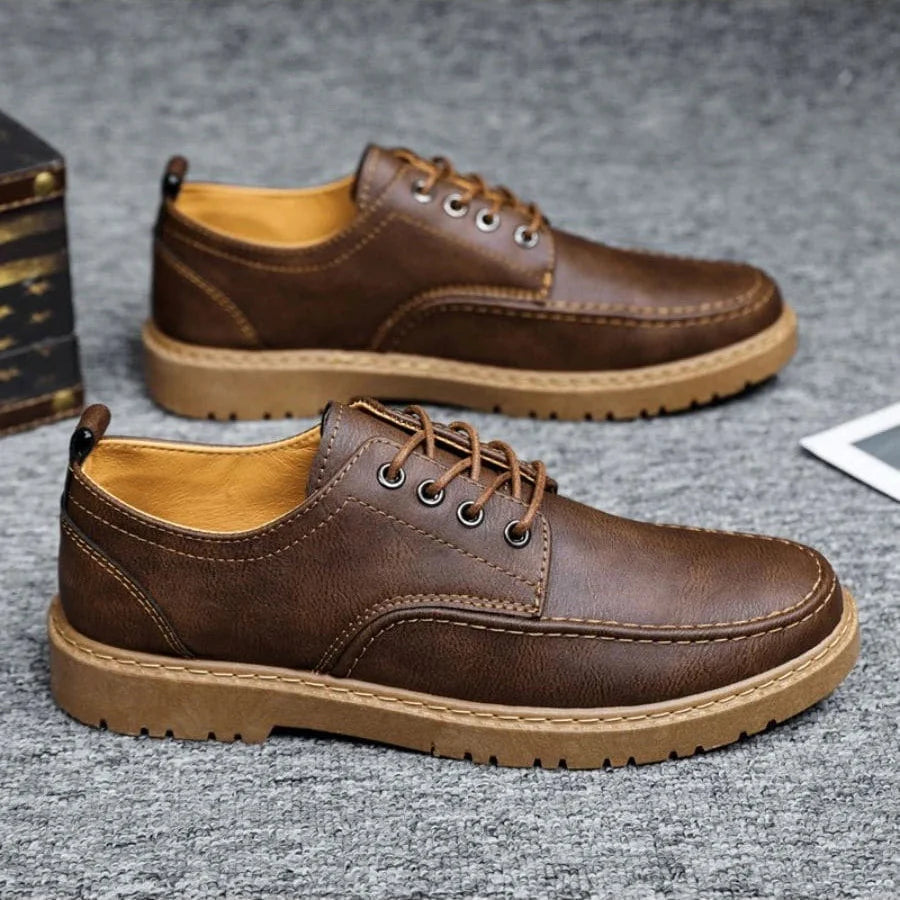 Men's Moc Toe Derby Shoes