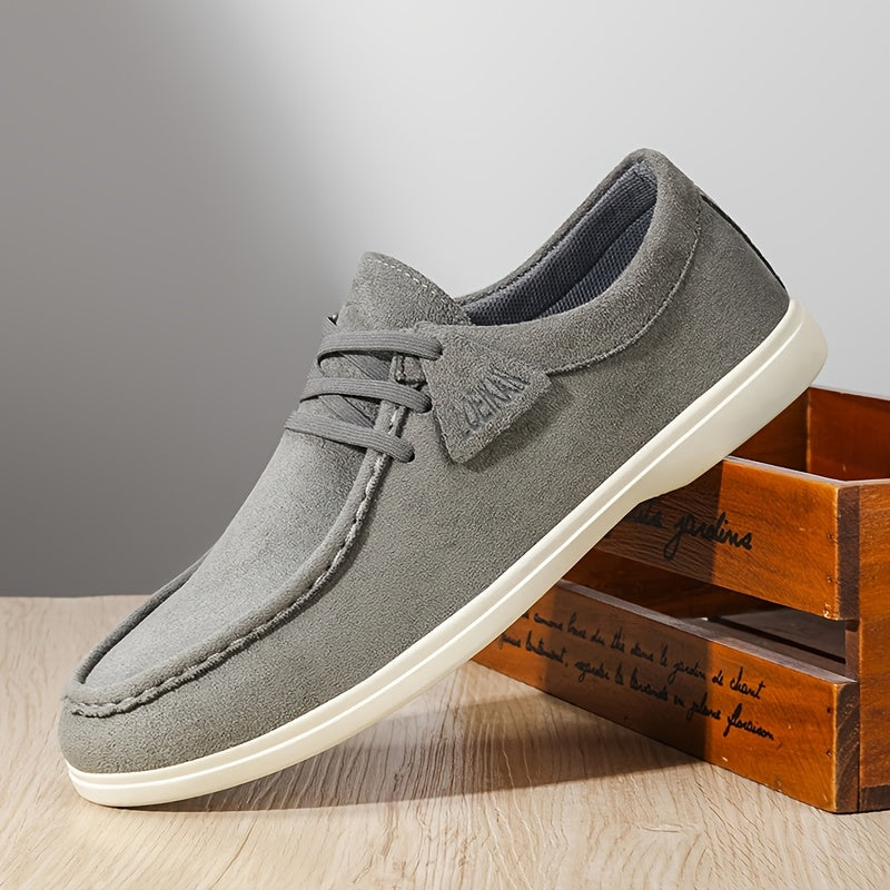 Men's Moc Toe Lace-Up Shoes