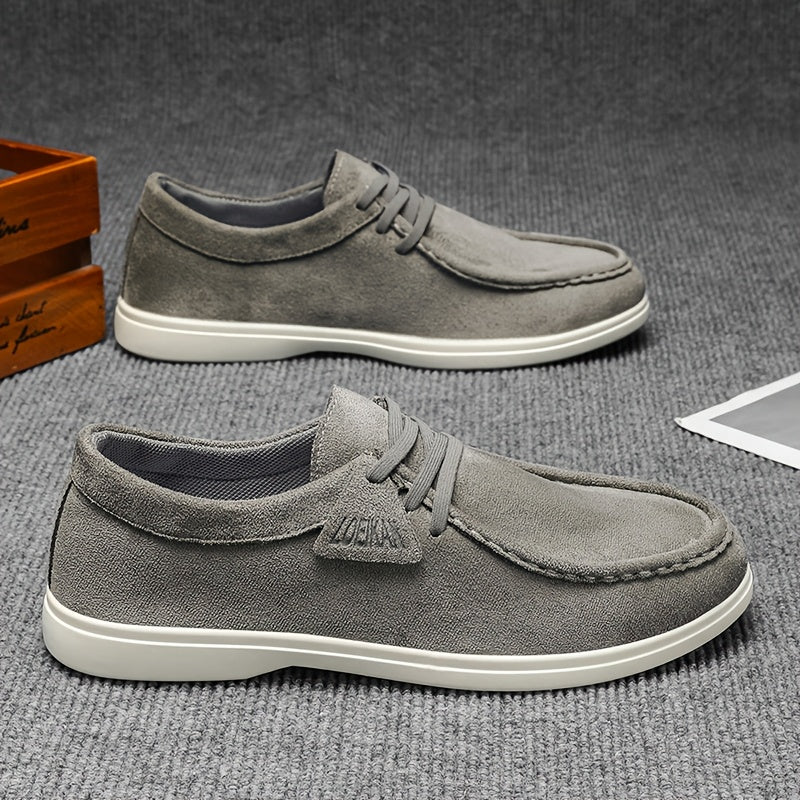 Men's Moc Toe Lace-Up Shoes