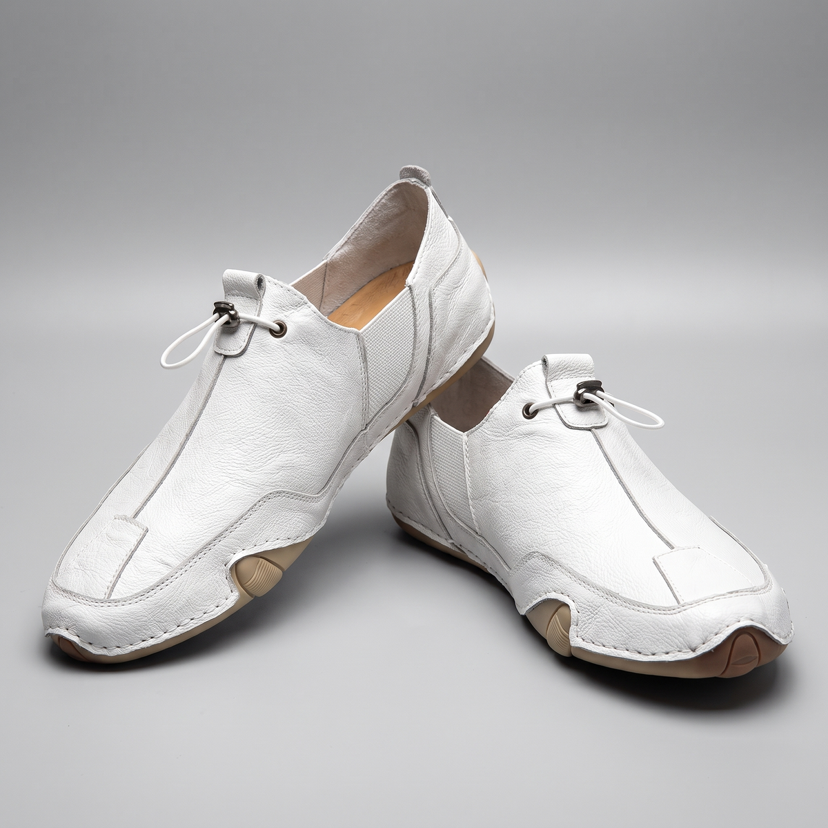 Men's Moc Toe Slip-On Shoes