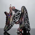 Men's Patterned Lace-Up Sneakers