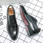 Men's Perforated Cap Toe Oxford Shoes
