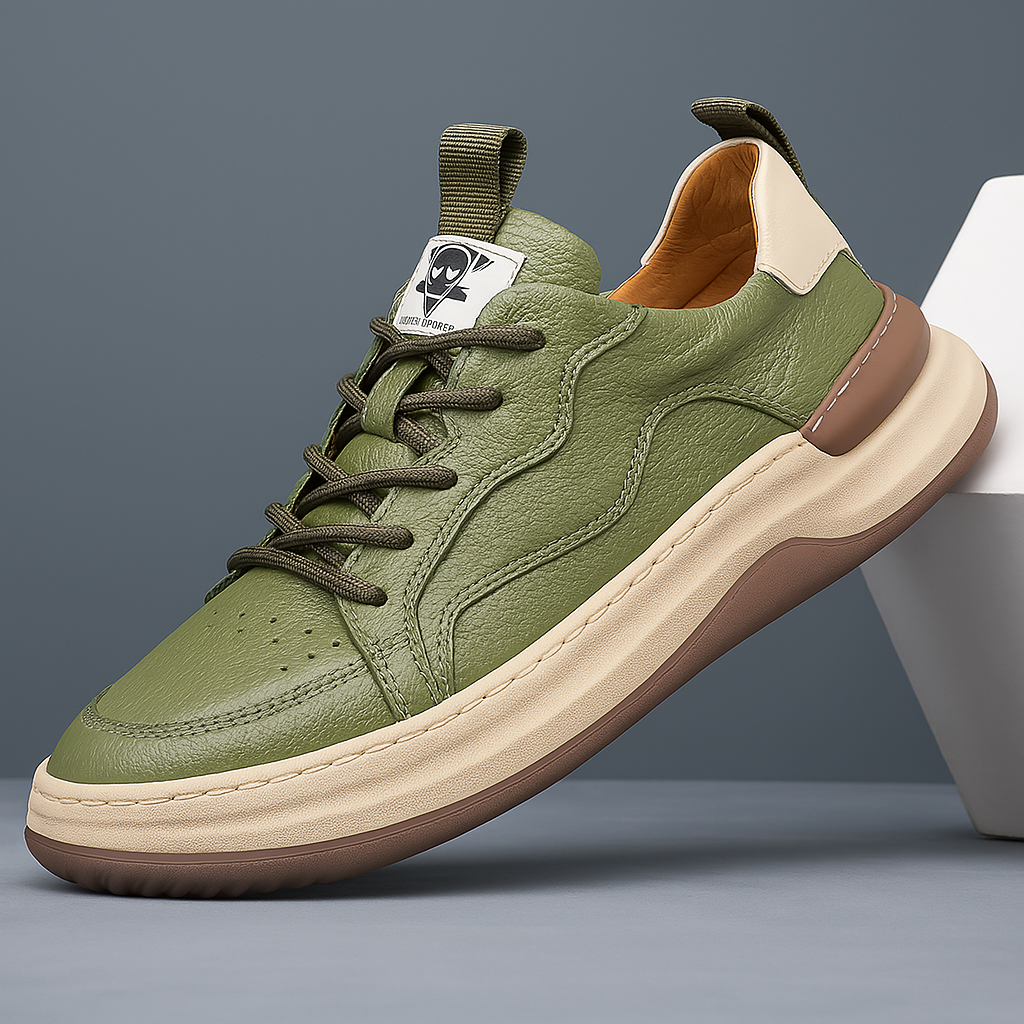 Men's Perforated Court Sneakers