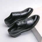 Men's Perforated Leather Oxford Shoes