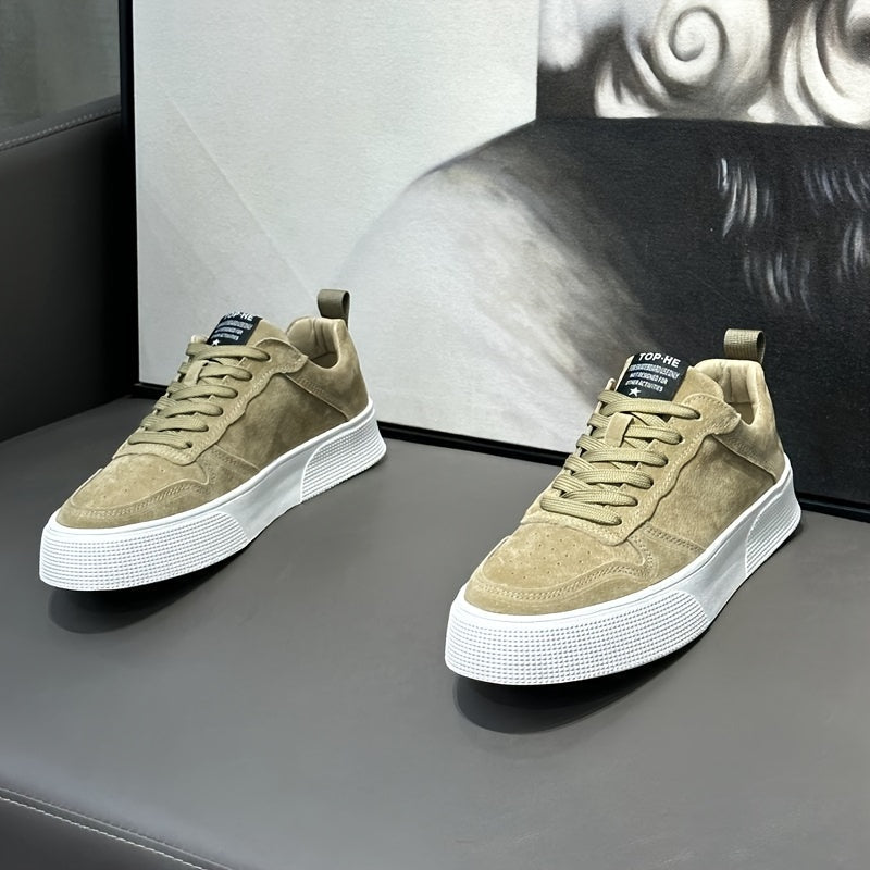 Men's Perforated Low-Top Sneakers