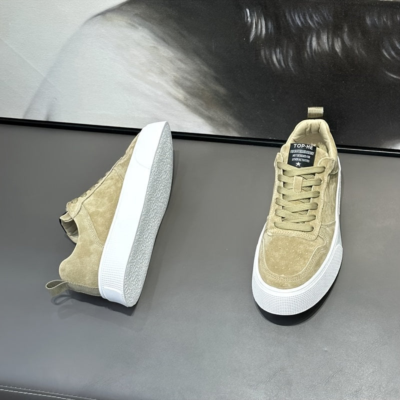 Men's Perforated Low-Top Sneakers