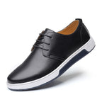 Men's Leather Lace-Up Derby Shoes