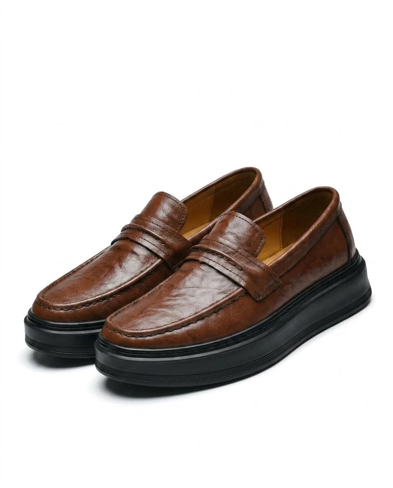 Men's Platform Penny Loafers
